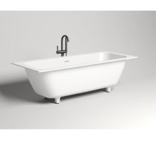 Ванна встраиваемая Salini S-Stone Матовое ORLANDA 1800x800мм I 103322M щелевой перелив