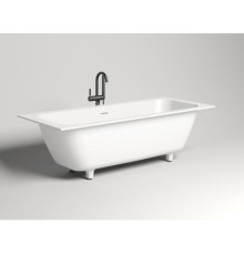 Ванна встраиваемая Salini S-Stone Матовое ORLANDA 1800x800мм I 103322M щелевой перелив