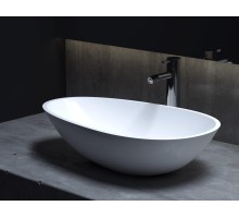 Раковина накладная Salini S-Stone Матовое PAOLA 580x345мм I 1101201SM