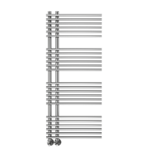 Водяной полотенцесушитель  Терминус Астра П24 70х1200 нержавейка lux