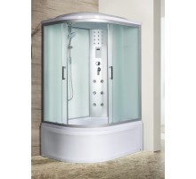 Душевая кабина River DUNAY 120x80 см – асимметричная, матовое стекло, профиль хром матовый, правая