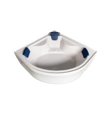 Ванна акриловая WEMOR 150x150x55 см полукруглый акрил высота 55 см