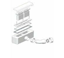 Сифон для поддона WeltWasser TRAB 8 WT белый