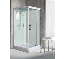 Душевая кабина River TANA 90x90 см – квадратная, матовое стекло, профиль хром матовый