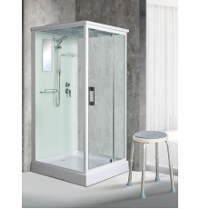 Душевая кабина River TANA 90x90 см – квадратная, матовое стекло, профиль хром матовый