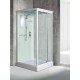 Душевая кабина River TANA 90x90 см – квадратная, матовое стекло, профиль хром матовый