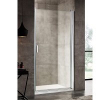 Душевое ограждение River BOSFOR распашное 185×80 см матовое стекло профиль хром матовый