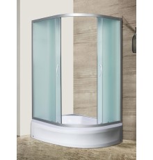 Душевое ограждение River DON 90x70 асимметричное, стекло матовое, профиль хром матовый, без поддона