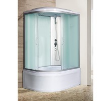 Душевая кабина River DESNA 120x90 см – асимметричная, матовое стекло, профиль хром матовый, правая