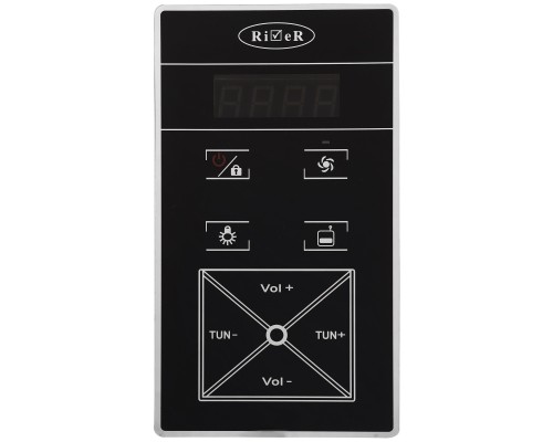 Душевая кабина River SENA 150x70 см – асимметричная, тонированное стекло, профиль хром матовый