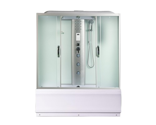 Душевая кабина River SENA 170x70 см – асимметричная, матовое стекло, профиль хром матовый