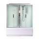 Душевая кабина River SENA 170x70 см – асимметричная, матовое стекло, профиль хром матовый