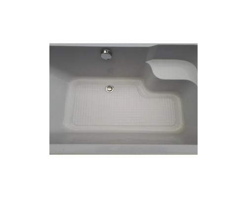 Душевая кабина River SENA 170x70 см – асимметричная, тонированное стекло, профиль хром матовый