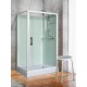 Душевая кабина River TANA 100x80 см – прямоугольная, матовое стекло, профиль хром матовый, без крыши