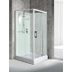 Душевая кабина River TANA 100x80 см – прямоугольная, матовое стекло, профиль хром матовый, без крыши