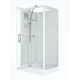 Душевая кабина River TANA 100x80 см – прямоугольная, матовое стекло, профиль хром матовый, без крыши