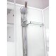 Душевая кабина River TANA 100x80 см – прямоугольная, матовое стекло, профиль хром матовый, без крыши
