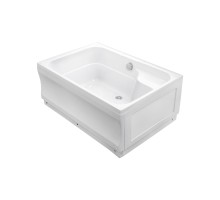 Ванна акриловая WEMOR 120x80x55 см прямоугольный акрил высота 55 см