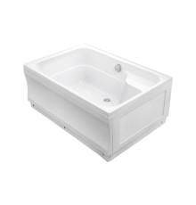 Ванна акриловая WEMOR 120x80x55 см прямоугольный акрил высота 55 см
