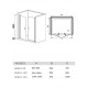 Душевое ограждение Weltwasser WW600 600K2-100 1000х1850 мм стекло прозрачное, профиль хром