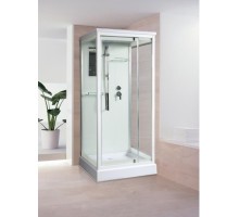 Душевая кабина River TANA 80x80 см – квадратная, матовое стекло, профиль хром матовый