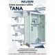 Душевая кабина River TANA 80x80 см – квадратная, матовое стекло, профиль хром матовый