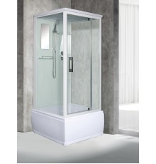 Душевая кабина River TANA 90x90 см – квадратная, матовое стекло, профиль хром матовый