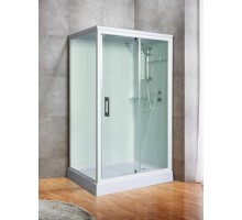 Душевая кабина River TANA 100x80 см – прямоугольная, матовое стекло, профиль хром матовый