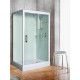 Душевая кабина River TANA 100x80 см – прямоугольная, матовое стекло, профиль хром матовый