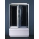Душевая кабина River VITIM 120x80 см – асимметричная, тонированное стекло, профиль хром матовый