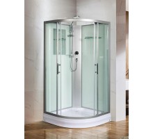 Душевая кабина Weltwasser  Werra 80x80 см – с поддоном, стекло прозрачное, профиль хром матовый