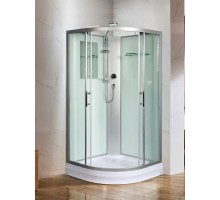 Душевая кабина Weltwasser  Werra 100x100 см – с поддоном, стекло прозрачное, профиль хром матовый