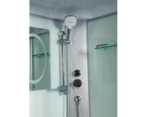 Душевая кабина Weltwasser  Werra 80x80 см – с поддоном, стекло прозрачное, профиль хром матовый