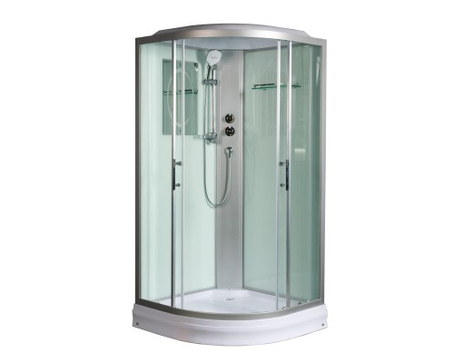 Душевая кабина Weltwasser  Werra 80x80 см – с поддоном, стекло прозрачное, профиль хром матовый