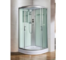 Душевая кабина Weltwasser  Werra 100x100 см – с поддоном, стекло прозрачное, профиль хром матовый