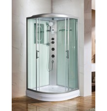 Душевая кабина Weltwasser  Werra 80x80 см – с поддоном, стекло прозрачное, профиль хром матовый