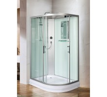 Душевая кабина Weltwasser  Werra 90x120 см – L, с поддоном, стекло прозрачное, профиль хром матовый
