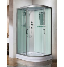 Душевая кабина Weltwasser  Werra 120x90 см – L, с поддоном, стекло прозрачное, профиль хром матовый