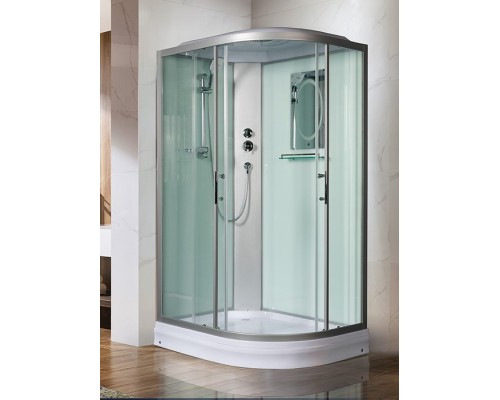 Душевая кабина Weltwasser  Werra 120x90 см – L, с поддоном, стекло прозрачное, профиль хром матовый