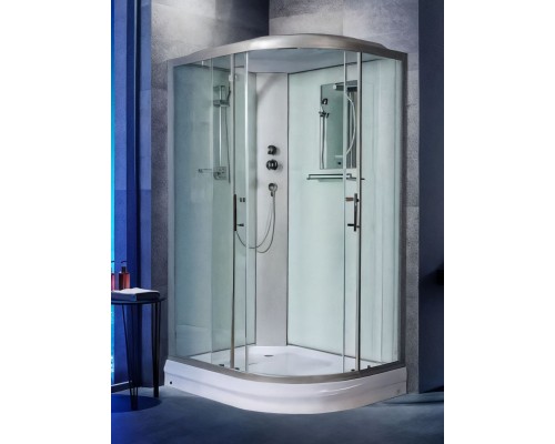 Душевая кабина Weltwasser  Werra 120x90 см – L, с поддоном, стекло прозрачное, профиль хром матовый