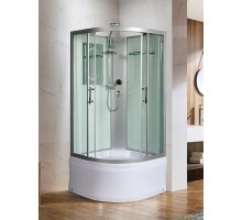 Душевая кабина Weltwasser  Halle 80x80 см – с поддоном, стекло прозрачное, профиль хром матовый