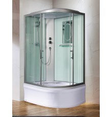 Душевая кабина Weltwasser  Halle 120x90 см – L, с поддоном, глубокий поддон, стекло прозрачное, профиль хром матовый