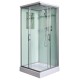 Душевая кабина Weltwasser  Laine 80x80 см – с поддоном, стекло прозрачное, профиль хром матовый