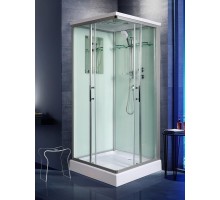 Душевая кабина Weltwasser  Laine 100x100 см – с поддоном, стекло прозрачное, профиль хром матовый