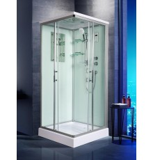 Душевая кабина Weltwasser  Laine 100x100 см – с поддоном, стекло прозрачное, профиль хром матовый
