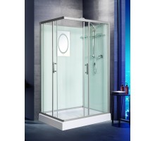 Душевая кабина Weltwasser  Laine 90x90 см – с поддоном, стекло прозрачное, профиль хром матовый