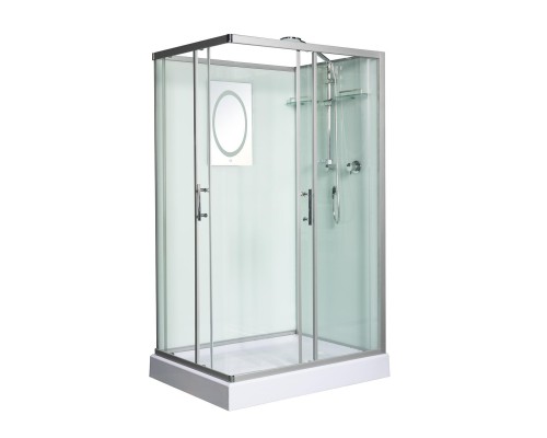 Душевая кабина Weltwasser  Laine 90x90 см – с поддоном, стекло прозрачное, профиль хром матовый