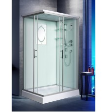 Душевая кабина Weltwasser  Laine 90x120 см – с поддоном, стекло прозрачное, профиль хром матовый