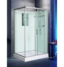 Душевая кабина Weltwasser  Laine 90x90 см – с поддоном, стекло прозрачное, профиль хром матовый