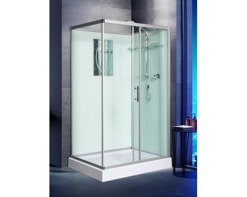 Душевая кабина Weltwasser  Laine 90x90 см – с поддоном, стекло прозрачное, профиль хром матовый